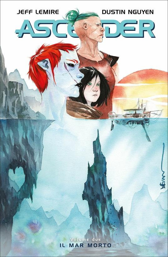 Ascender. Vol. 2: Il Mar Morto - Jeff Lemire,Dustin Nguyen - copertina