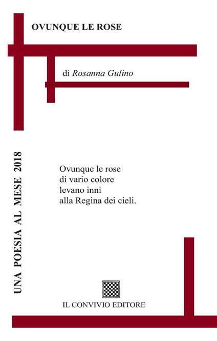 Ovunque le rose - Rosanna Gulino - copertina