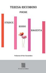 Strisce rosso magenta