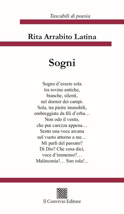 Sogni - Rita Arrabito Latina - copertina