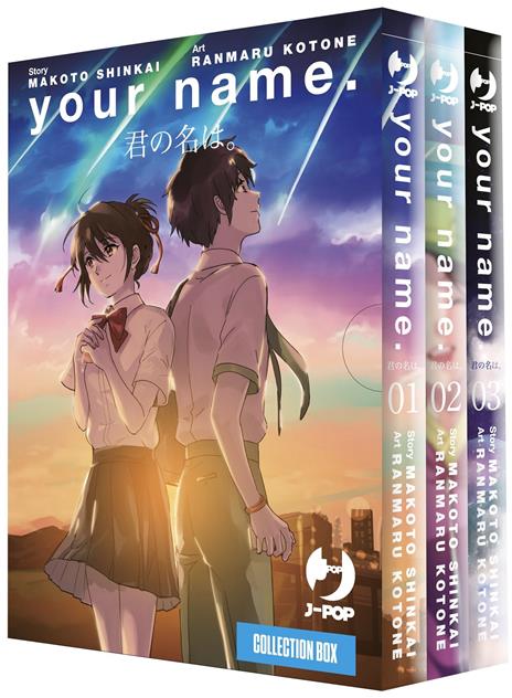 Your name. Collection box. Vol. 1-3 - Makoto Shinkai,Ranmaru Kotone - copertina