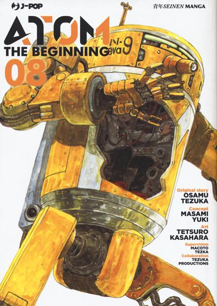 Atom. The beginning. Vol. 8 - Osamu Tezuka,Masami Yuki - copertina