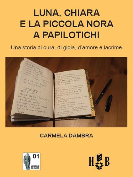 Luna, Chiara e la piccola Nora a Papilotichi. Una storia di cura, di gioia, d'amore e lacrime - Carmela Dambra - copertina