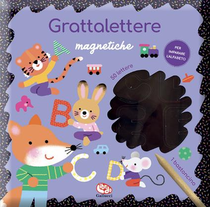 Grattalettere magnetiche. Ediz. a colori - Mélisande Luthringer - copertina
