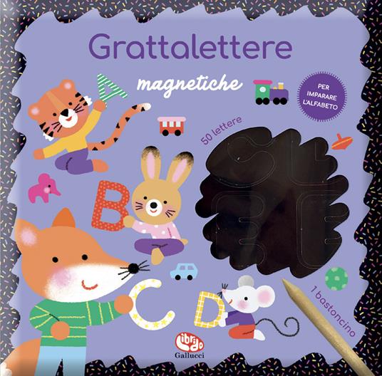 Grattalettere magnetiche. Ediz. a colori - Mélisande Luthringer - copertina