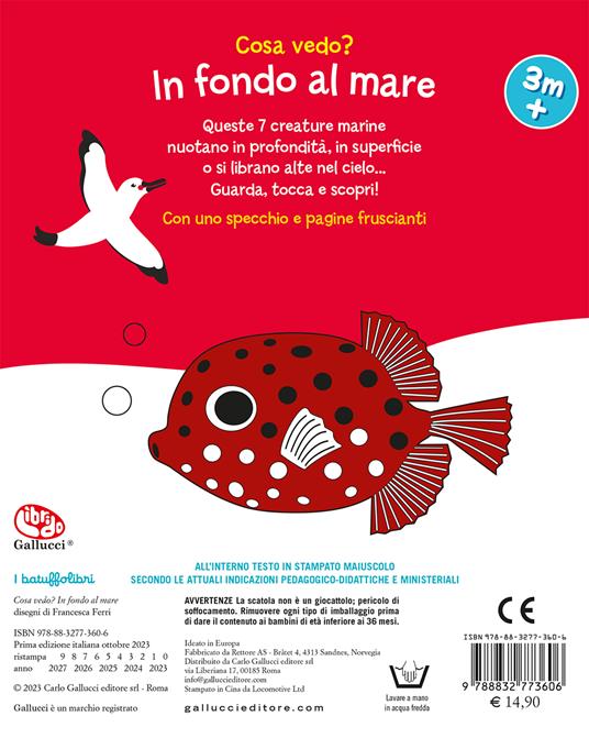 Cosa vedo? In fondo al mare. I batuffolibri. Ediz. a colori - Francesca Ferri - 2