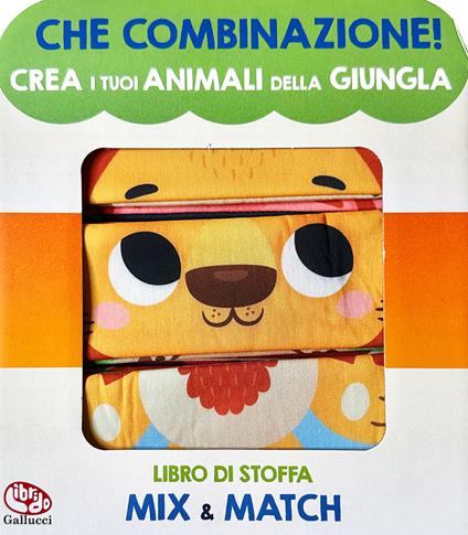 Crea i tuoi animali della giungla. Che combinazione! Ediz. a colori - copertina