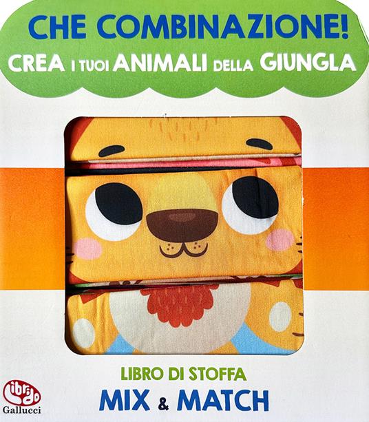 Crea i tuoi animali della giungla. Che combinazione! Ediz. a colori - copertina