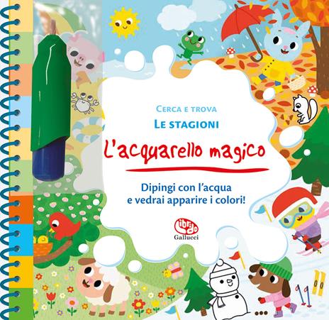 Le stagioni. L'acquarello magico. Ediz. a spirale. Con gadget - Marie Kyprianou - copertina