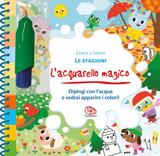Le stagioni. L'acquarello magico. Ediz. a spirale. Con gadget - Marie Kyprianou - copertina
