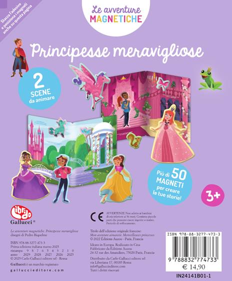 Meravigliose principesse. Le avventure magnetiche. Ediz. a colori. Con magneti - Pedro Riquelme - 4
