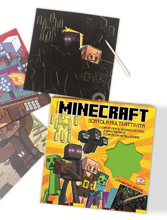 Minecraft. Scatola multi-attività. Ediz. a colori - Arianna Sabella - 2