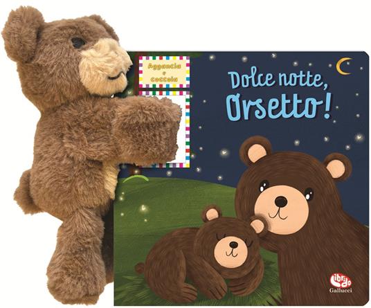 Dolce notte, orsetto! Aggancia e coccola. Ediz. a colori. Con peluche - Rae Lee,Zhanna Mendel - copertina