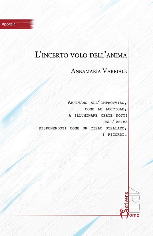 L' incerto volo dell'anima - Annamaria Varriale - copertina