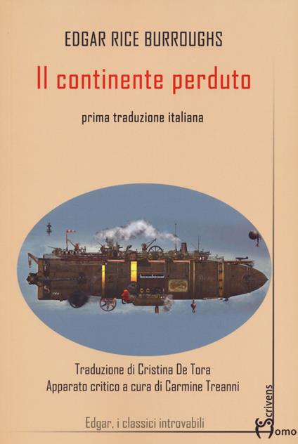 Il continente perduto - Edgar Rice Burroughs - copertina