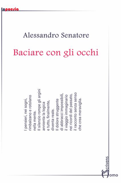 Baciare con gli occhi - Alessandro Senatore - copertina