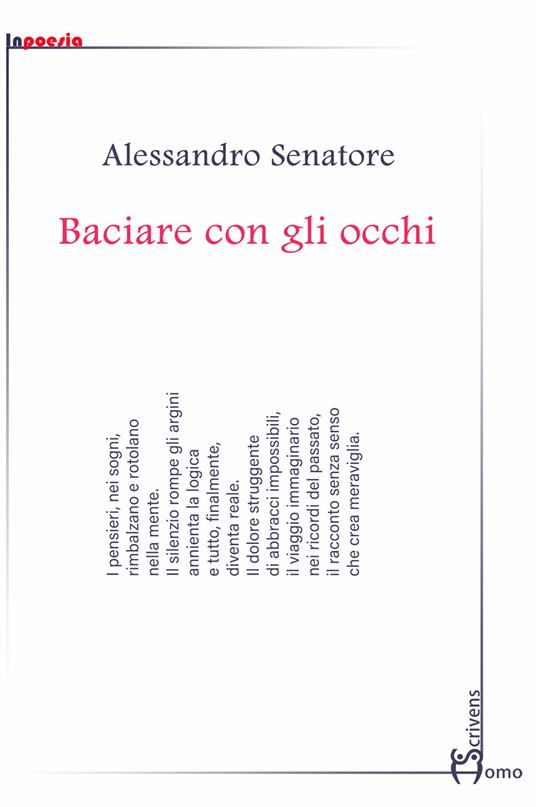 Baciare con gli occhi - Alessandro Senatore - copertina