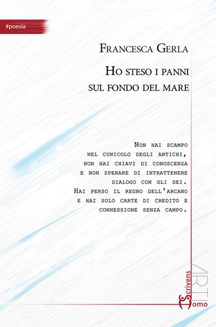 Ho steso i panni sul fondo del mare - Francesca Gerla - copertina