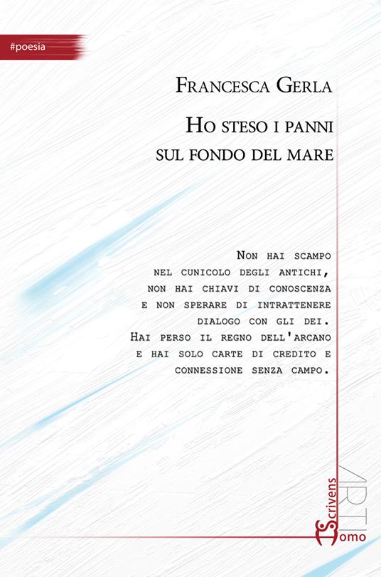 Ho steso i panni sul fondo del mare - Francesca Gerla - copertina