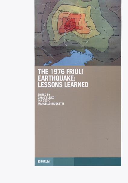 The 1976 Friuli earthquake: lessons learned - copertina