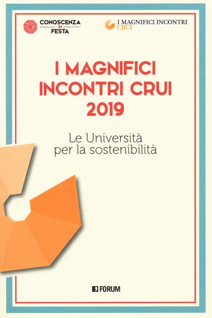 I magnifici incontri CRUI 2019. Le università per la sostenibilità - copertina