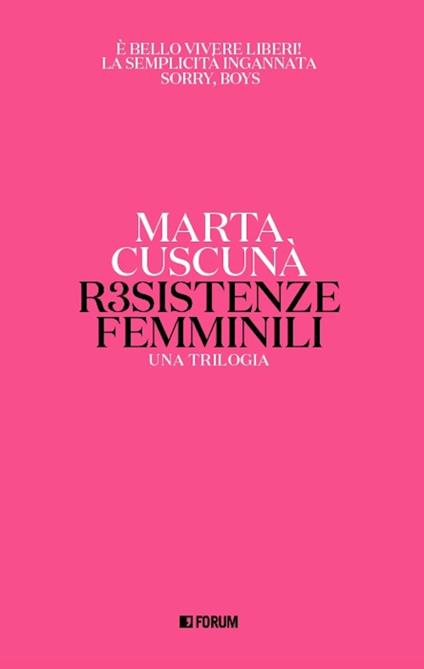 Resistenze femminili. Una trilogia - Marta Cuscunà - copertina