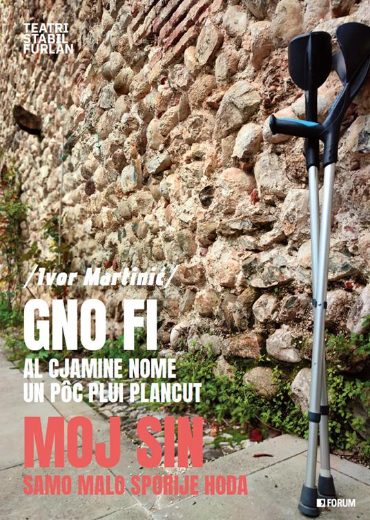 Gno fi al cjamine nome un pôc plui plancut-Moj sin samo malo sporije hoda. Ediz. bilingue - Ivor Martinić - copertina