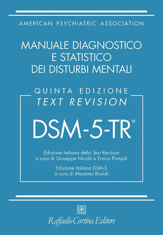 DSM-5-TR. Manuale diagnostico e statistico dei disturbi mentali. Text revision - copertina