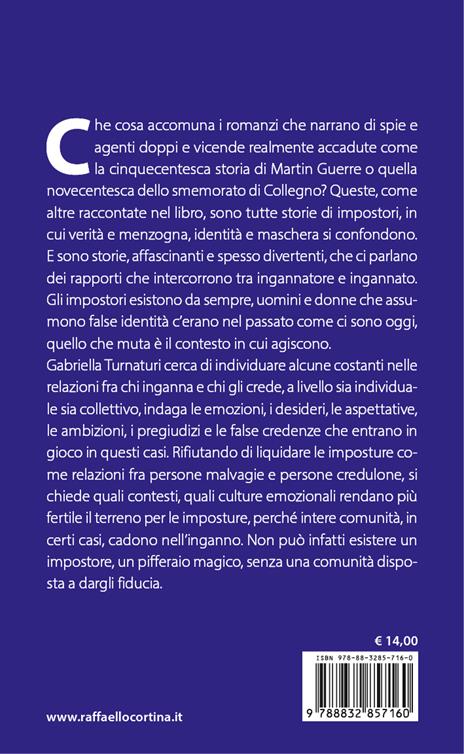Impostori. Storie di inganni e autoinganni - Gabriella Turnaturi - 3