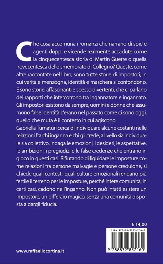 Impostori. Storie di inganni e autoinganni - Gabriella Turnaturi - 3