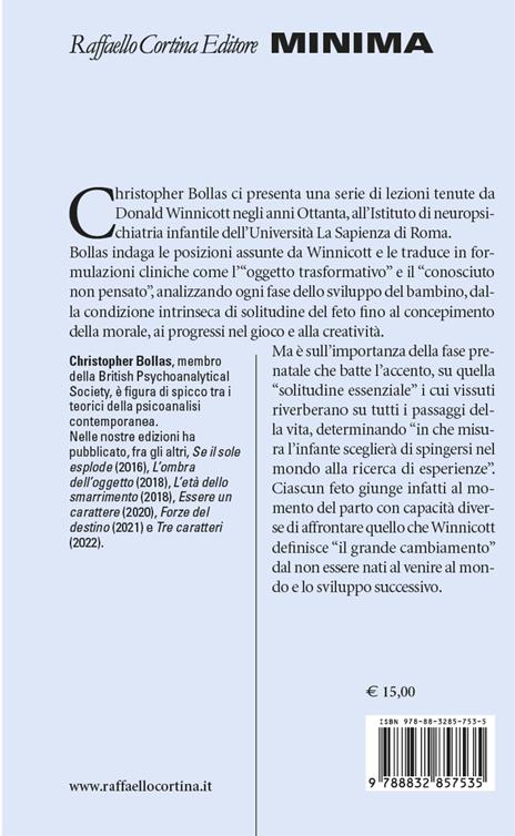 Solitudine essenziale. Lezioni su Winnicott - Christopher Bollas - 2