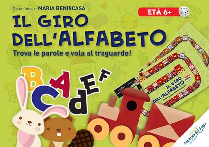 Il giro dell'alfabeto. Trova le parole e vola al traguardo! Nuova ediz. - Maria Benincasa - copertina