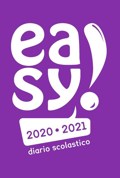 Diario Easy! Diario scolastico 2020/2021. Copertina viola - Manuela Giani - copertina
