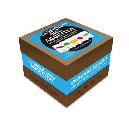 La sfida degli aggettivi. Gioco di carte per esercitare il linguaggio e ampliare il proprio vocabolario. Con Libro - Federica Monzio Compagnoni - copertina