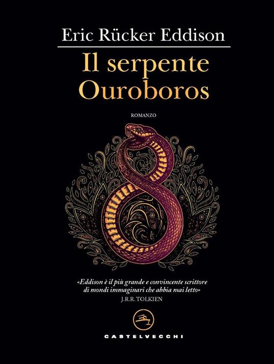 Il serpente Ouroboros - E. Rucker Eddison - copertina