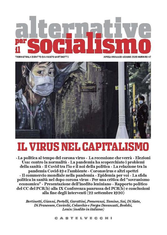 Alternative per il socialismo (2020). Vol. 57: Il virus nel capitalismo - copertina