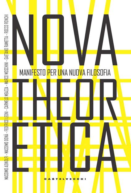 Nova theoretica. Manifesto per una nuova filosofia - copertina