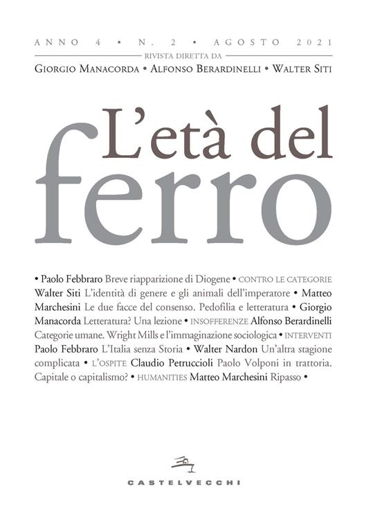 L'età del ferro (2021). Vol. 2 - copertina