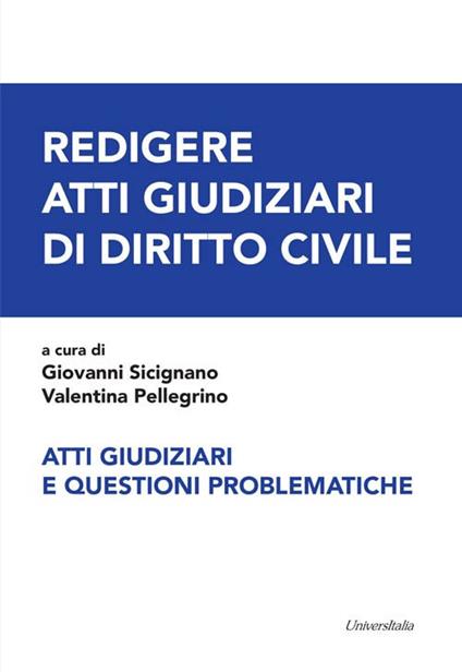 Redigere atti giudiziari di diritto civile - copertina