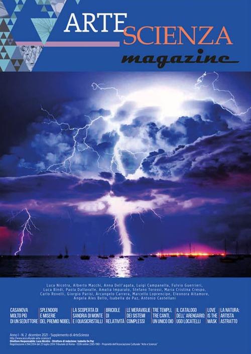 ArteScienza. Rivista semestrale di nuova cultura. Ediz. italiana e inglese (2021). Vol. 2 - copertina