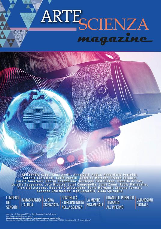 ArteScienza. Rivista semestrale di nuova cultura (2023). Vol. 5 - copertina