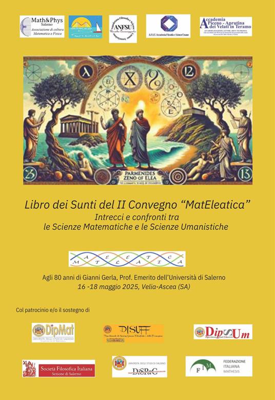 Libro dei Sunti del II Convegno «MatEleatica». Intrecci e confronti tra le scienze matematiche e le scienze umanistiche - Rosa Buonanno,Aniello Buonocore,Giovanni Vincenzi - copertina