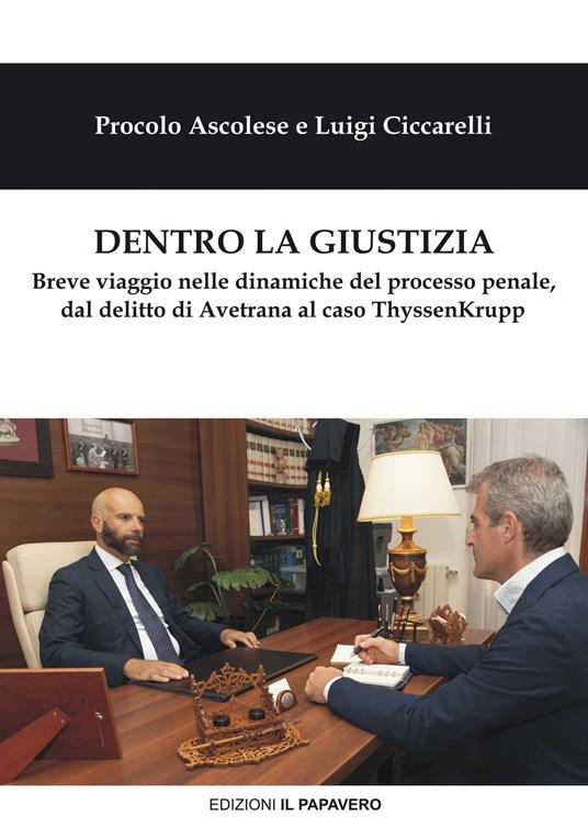 Dentro la giustizia. Breve viaggio nelle dinamiche del processo penale, dal delitto di Avetrana al caso ThyssenKrupp - Procolo Ascolese,Luigi Ciccarelli - copertina