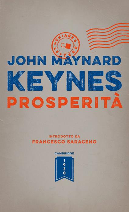 Prosperità - John Maynard Keynes - copertina