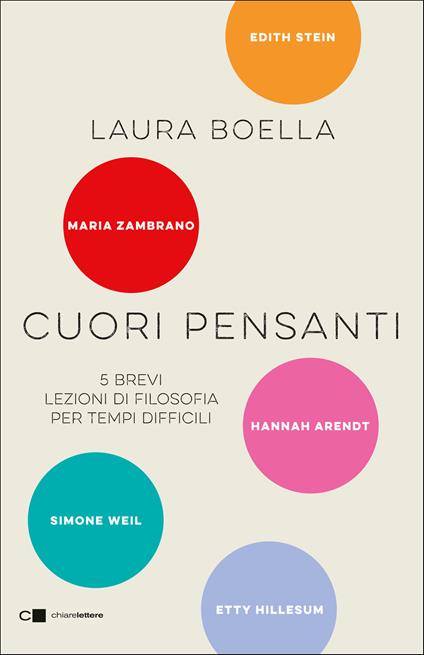 Cuori pensanti. 5 brevi lezioni di filosofia per tempi difficili - Laura Boella - copertina