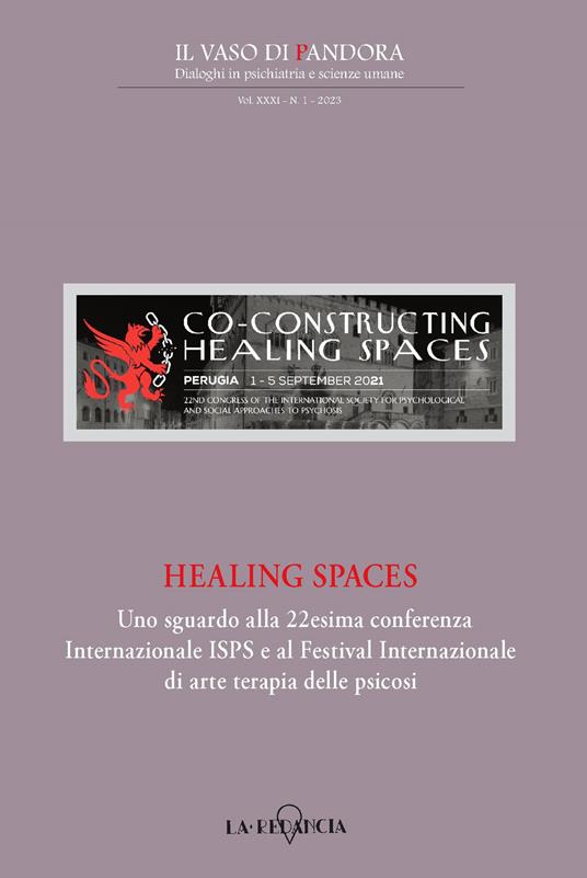 Il vaso di Pandora. Dialoghi in psichiatria e scienze umane (2023). Vol. 1: Healing spaces - copertina