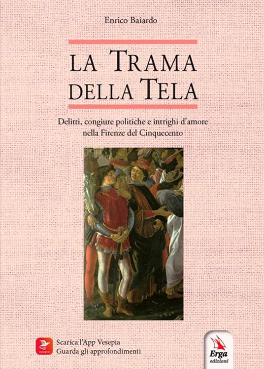 La trama della tela. Delitti, congiure politiche e intrighi d’amore nella Firenze del Cinquecento - Enrico Baiardo - copertina
