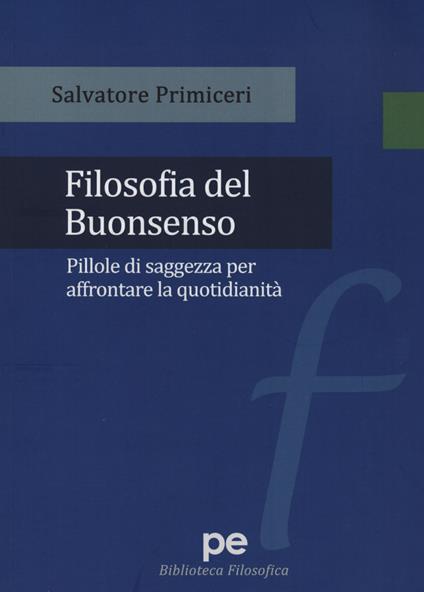 Filosofia del buonsenso - Salvatore Primiceri - copertina