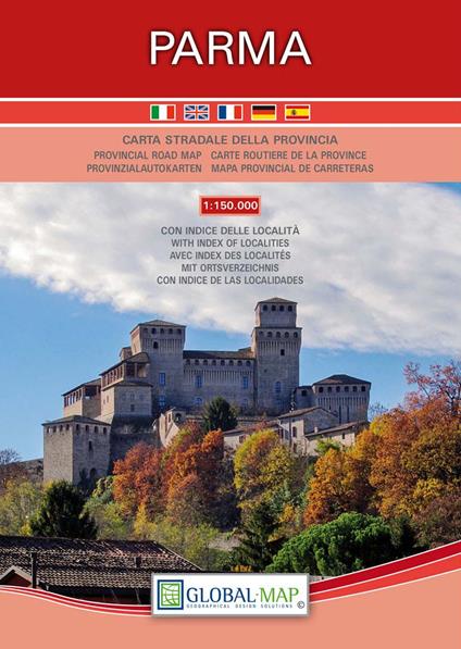 Parma. Carta stradale della provincia 1:150.000 (cm 62,5x64,7) - copertina