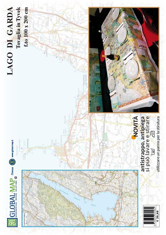 Lago di Garda (carta in Tyvek cm 200x100) - copertina